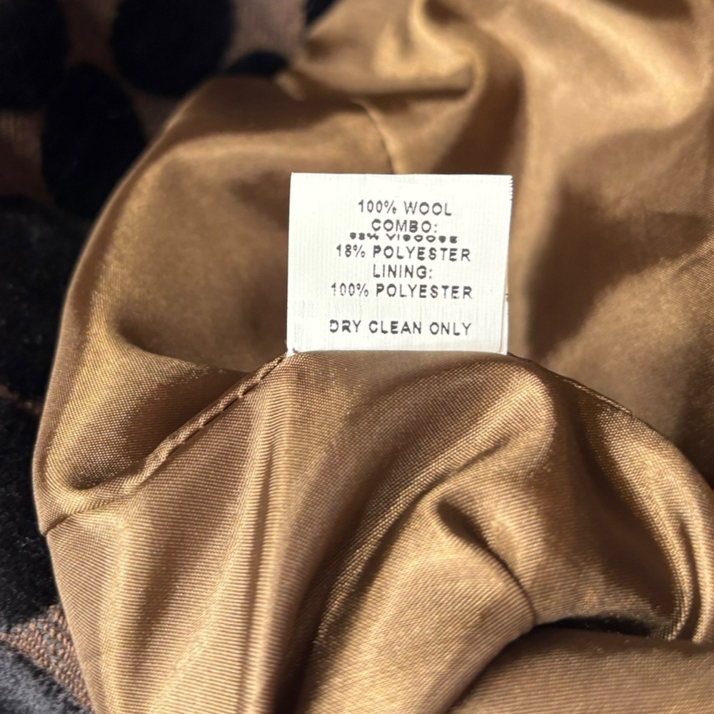 Vtg Y2k Tweed Artsy Abstract Multi Pattern Colorf… - image 6